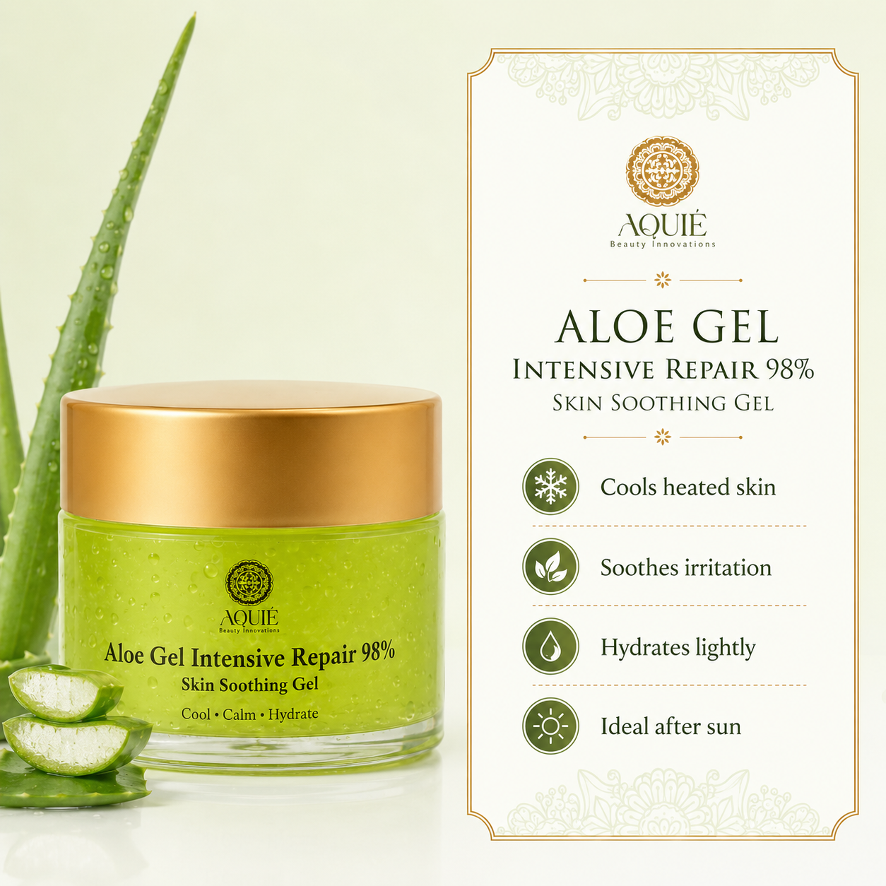 Aloe Gel Intensive Repair 98% - Skin Soothing Gel