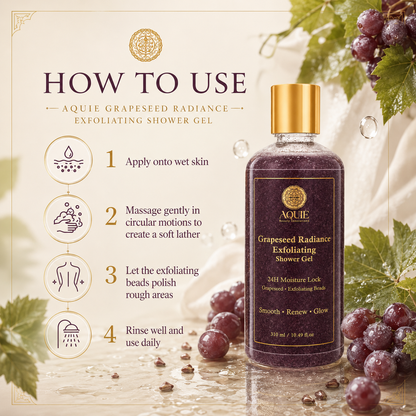 Grapeseed Radiance Exfoliating Shower Gel
