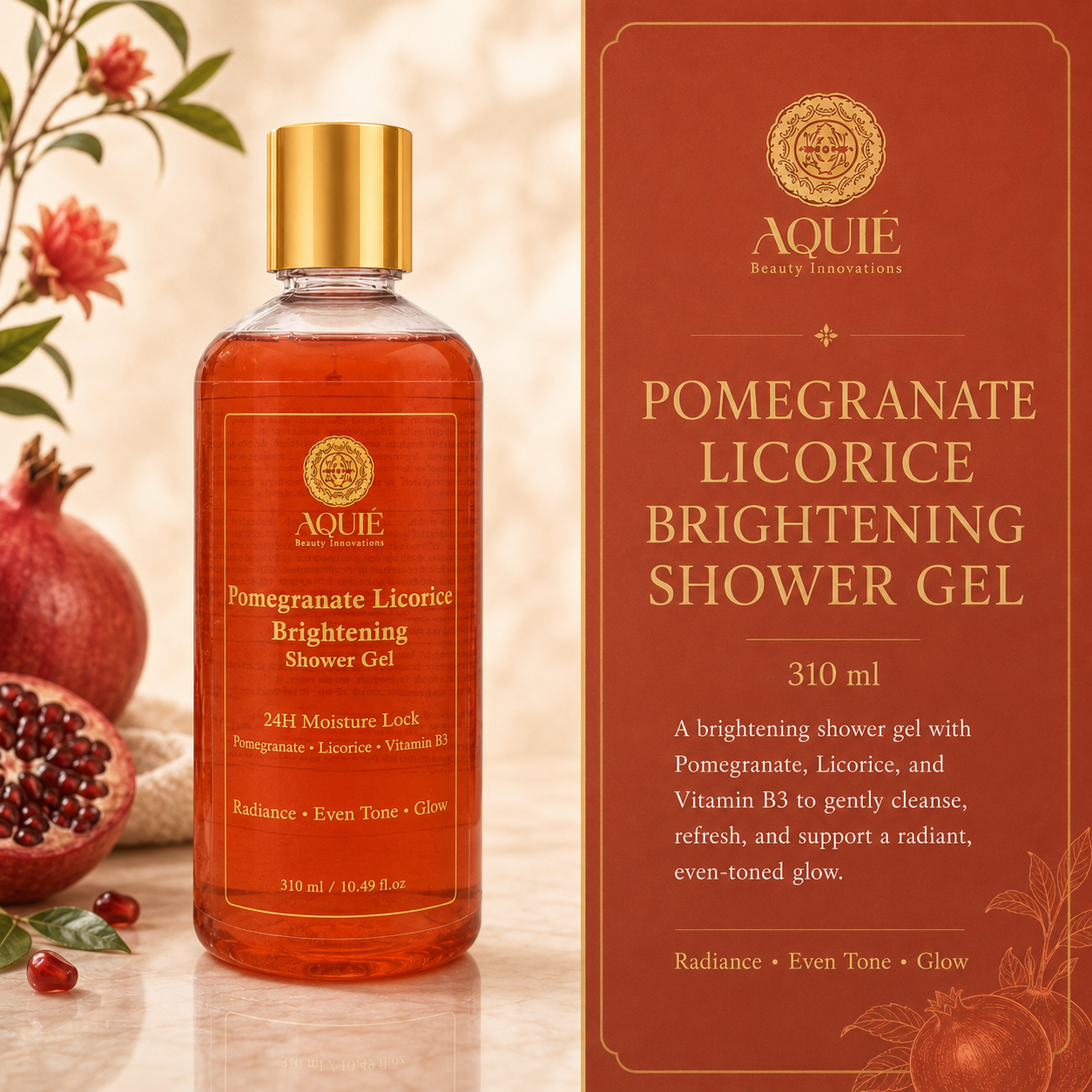 Pomegranate Licorice Brightening Shower Gel